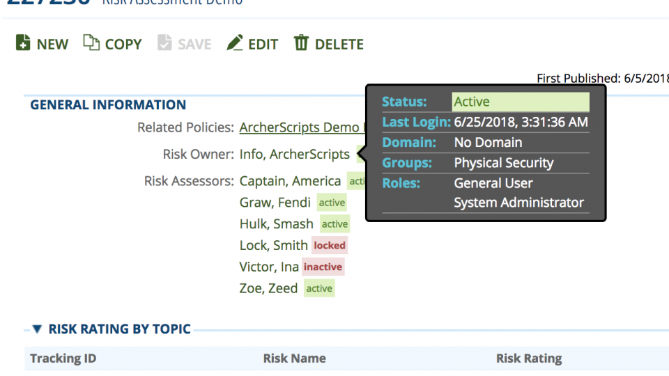 Archer Scripts User Status Indicator and Tooltip Tool & Utility