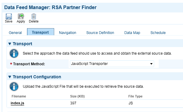 Extract Data From Websites into Archer Using Javascript Transporter Feed