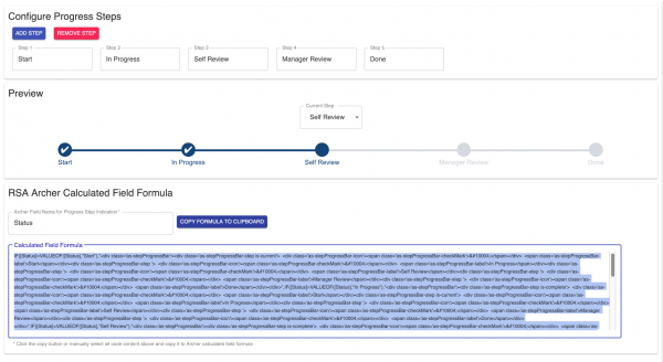 Archer Scripts – Progress Chart Calculation Generator