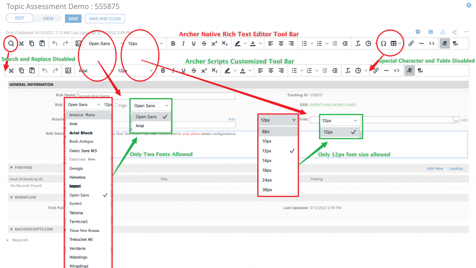 Rich Text Editor Customization Rich Text Editor Customization