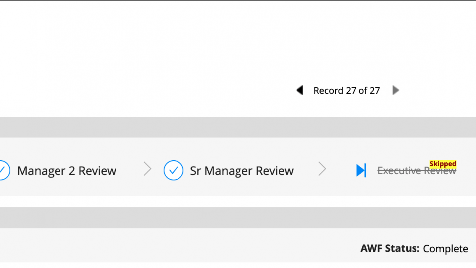 Workflow Progress Indicator Workflow Progress Indicator